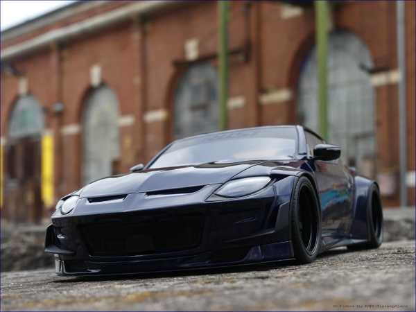 1:18 Nissan Fairlady Z - DarkBlue - Pandem Breitbau inkl. OVP